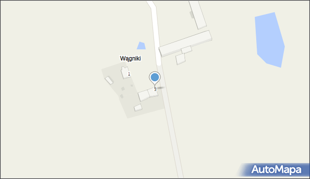 Wągniki, Wągniki, 3, mapa Wągniki