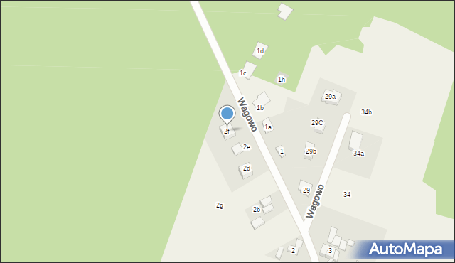 Wagowo, Wagowo, 2f, mapa Wagowo