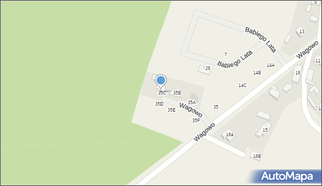 Wagowo, Wagowo, 35C, mapa Wagowo