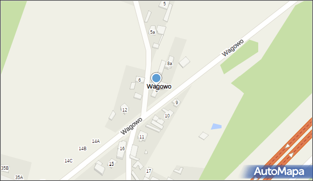 Wagowo, Wagowo, 8, mapa Wagowo
