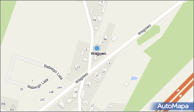 Wagowo, Wagowo, 8, mapa Wagowo