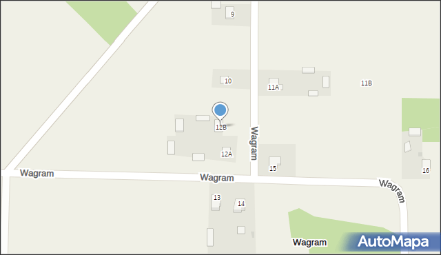 Wagram, Wagram, 12B, mapa Wagram