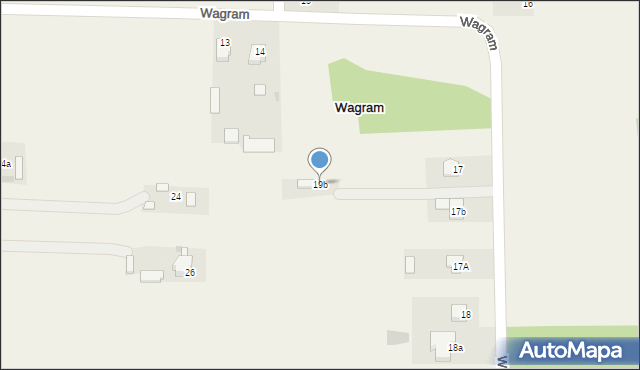 Wagram, Wagram, 19b, mapa Wagram