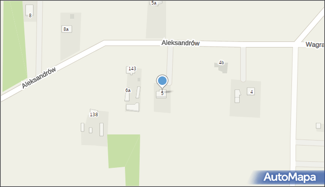 Wagram, Wagram, 5, mapa Wagram