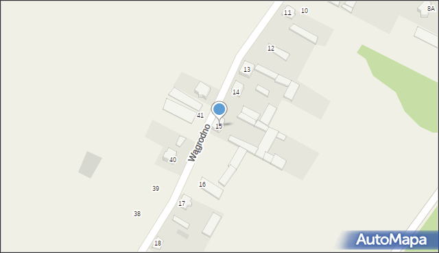 Wągrodno, Wągrodno, 15, mapa Wągrodno