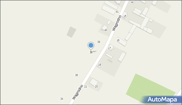 Wągrodno, Wągrodno, 38, mapa Wągrodno
