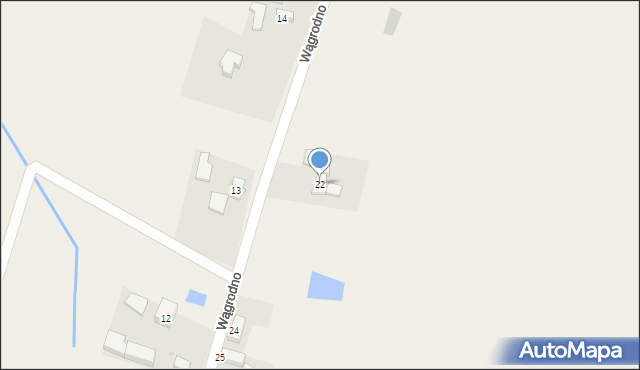 Wągrodno, Wągrodno, 22, mapa Wągrodno