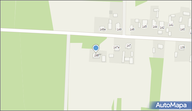 Wągry, Wągry, 148, mapa Wągry