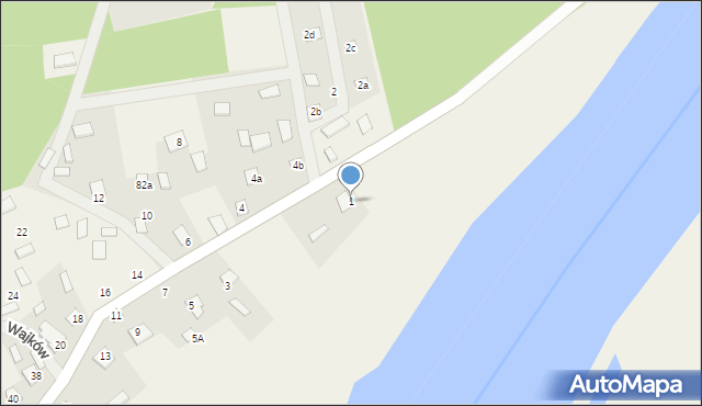 Wajków, Wajków, 1, mapa Wajków