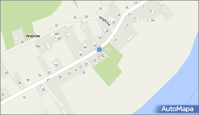 Wajków, Wajków, 21, mapa Wajków