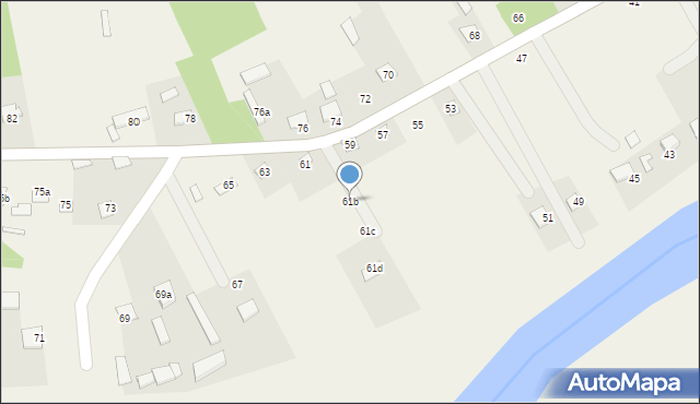 Wajków, Wajków, 61b, mapa Wajków