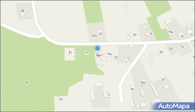 Wajków, Wajków, 75b, mapa Wajków