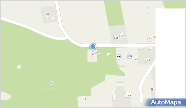 Wajków, Wajków, 81, mapa Wajków