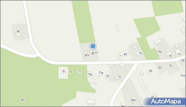 Wajków, Wajków, 82, mapa Wajków