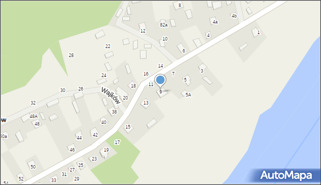 Wajków, Wajków, 9, mapa Wajków