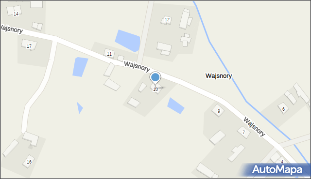 Wajsnory, Wajsnory, 10, mapa Wajsnory