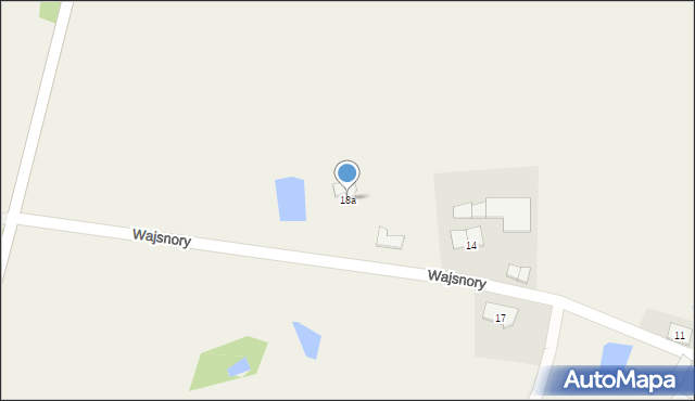 Wajsnory, Wajsnory, 18a, mapa Wajsnory