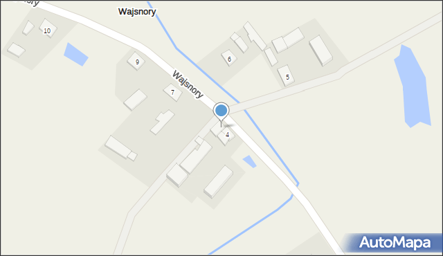 Wajsnory, Wajsnory, 4a, mapa Wajsnory