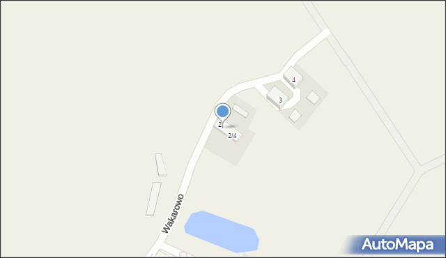 Wakarowo, Wakarowo, 2/2, mapa Wakarowo