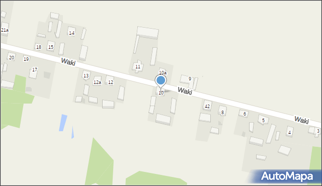 Waki, Waki, 10, mapa Waki