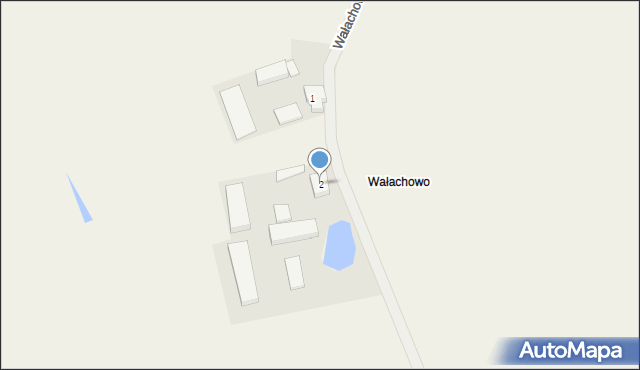 Wałachowo, Wałachowo, 2, mapa Wałachowo