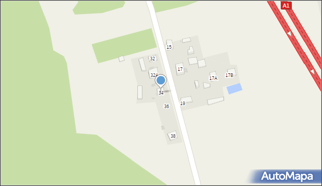 Walaszczyki, Walaszczyki, 34, mapa Walaszczyki