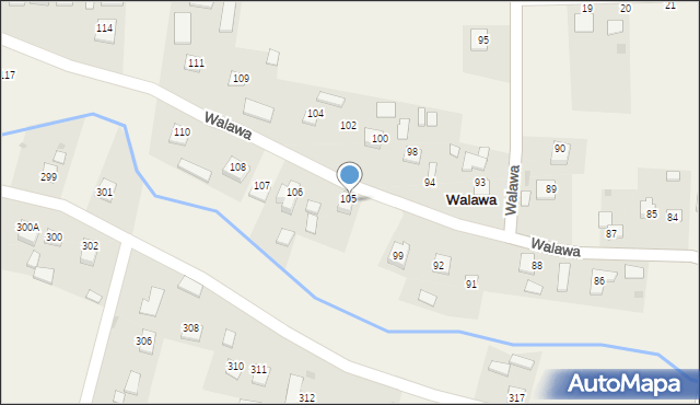 Walawa, Walawa, 84a, mapa Walawa