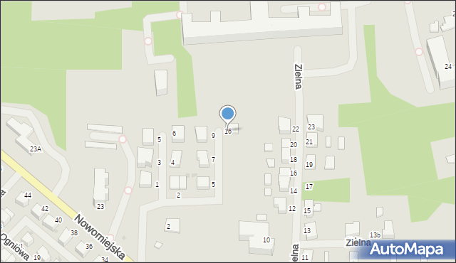 Wałcz, Warzywna, 16, mapa Wałcz