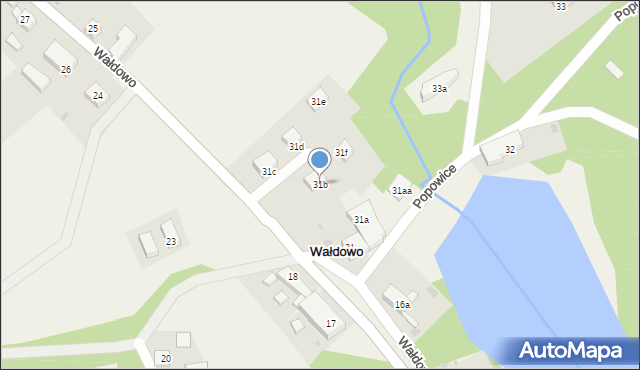 Wałdowo, Wałdowo, 31b, mapa Wałdowo