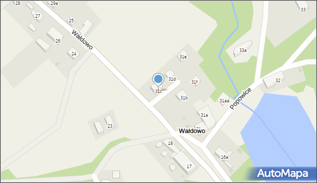 Wałdowo, Wałdowo, 31c, mapa Wałdowo