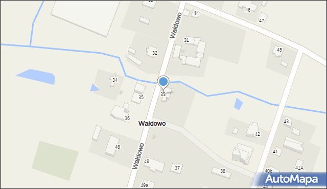 Wałdowo, Wałdowo, 33, mapa Wałdowo