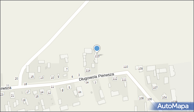 Walentynów, Walentynów, 113, mapa Walentynów