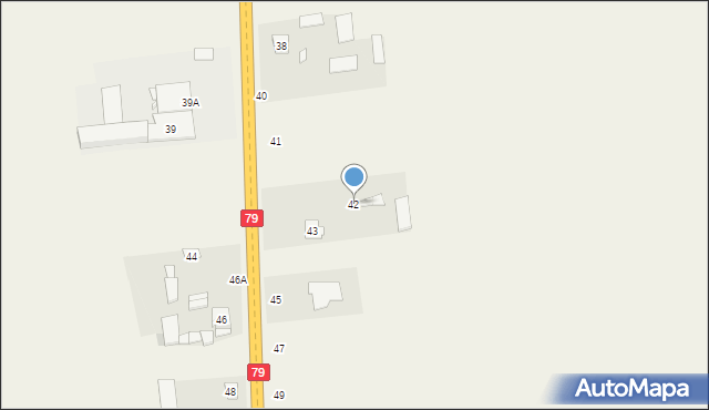 Walentynów, Walentynów, 42, mapa Walentynów