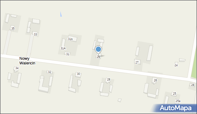 Walercin, Walercin, 29, mapa Walercin