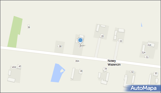 Walercin, Walercin, 37, mapa Walercin