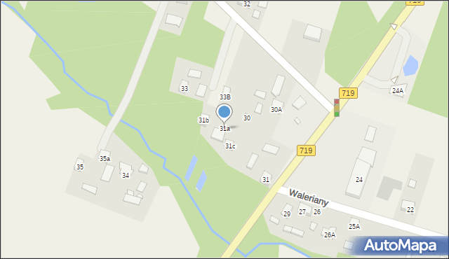Waleriany, Waleriany, 31a, mapa Waleriany