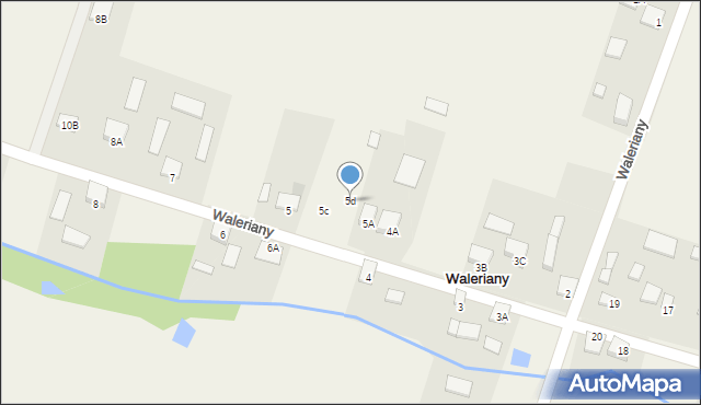 Waleriany, Waleriany, 5d, mapa Waleriany