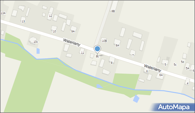 Waleriany, Waleriany, 8c, mapa Waleriany