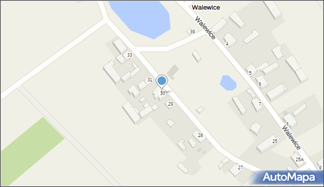 Walewice, Walewice, 30, mapa Walewice