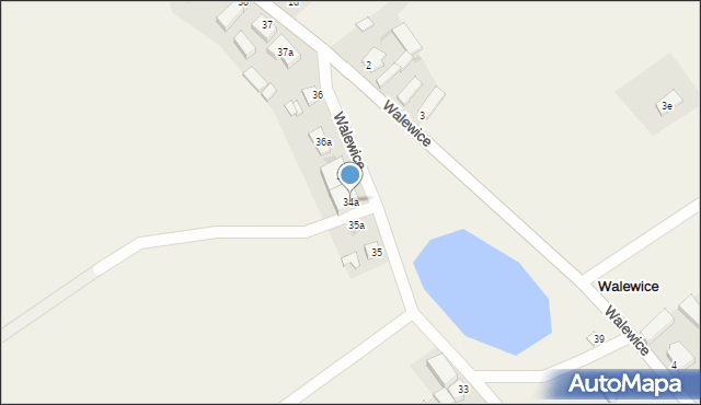 Walewice, Walewice, 34a, mapa Walewice