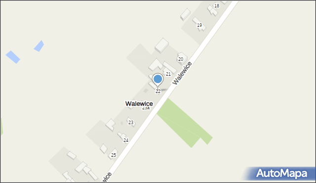 Walewice, Walewice, 22, mapa Walewice