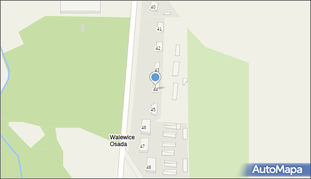 Walewice, Walewice, 44, mapa Walewice
