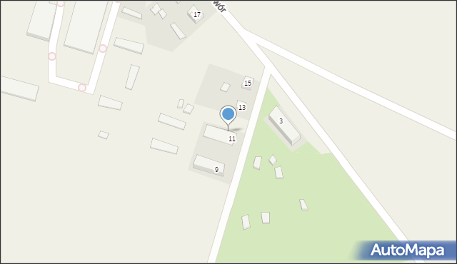 Waliły-Dwór, Waliły-Dwór, 8, mapa Waliły-Dwór