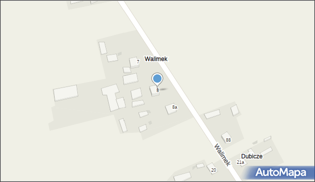 Walimek, Walimek, 8, mapa Walimek