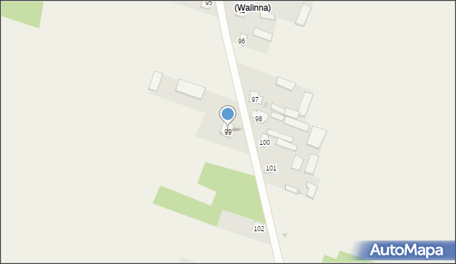 Walinna, Walinna, 99, mapa Walinna