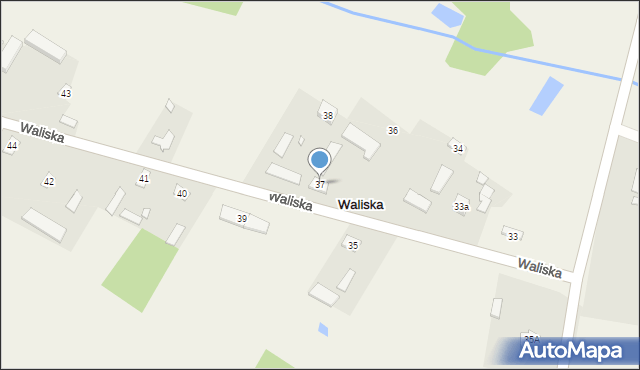 Waliska, Waliska, 37, mapa Waliska