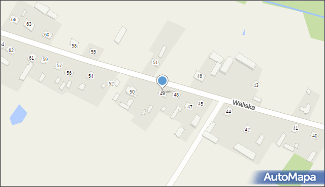 Waliska, Waliska, 49, mapa Waliska