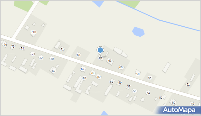 Waliska, Waliska, 66, mapa Waliska