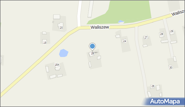 Waliszew, Waliszew, 18, mapa Waliszew