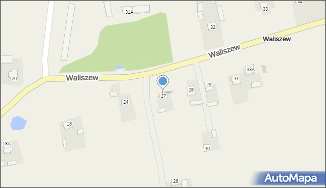 Waliszew, Waliszew, 29, mapa Waliszew